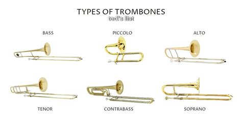 types of trombone instruments